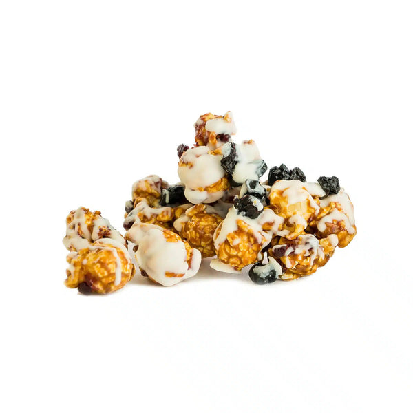 Blueberry White Chocolate Popcorn