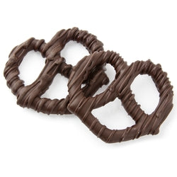 Belgian Chocolate Covered Pretzels with Chocolate Drizzle