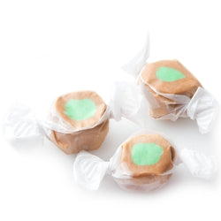Green & Brown Salt Water Taffy - Caramel Apple